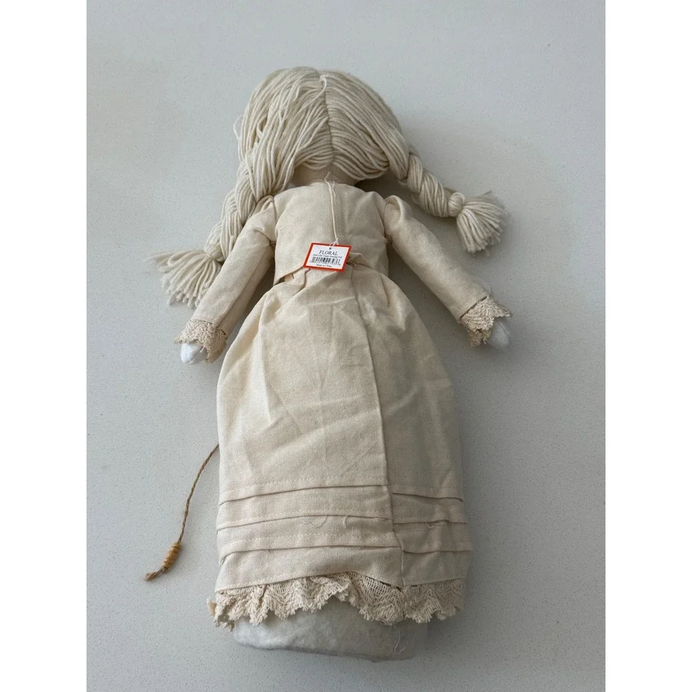 Debi Lilly Design Creepy Goth Standing Doll Halloween Decor Cream‎ Victorian